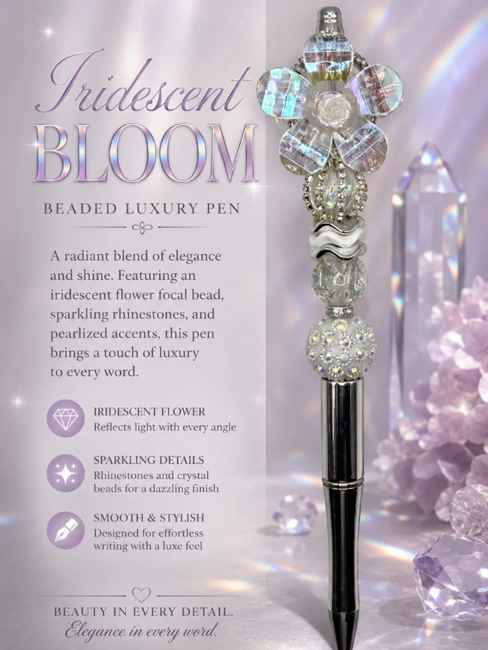 Crystal Petal Pen